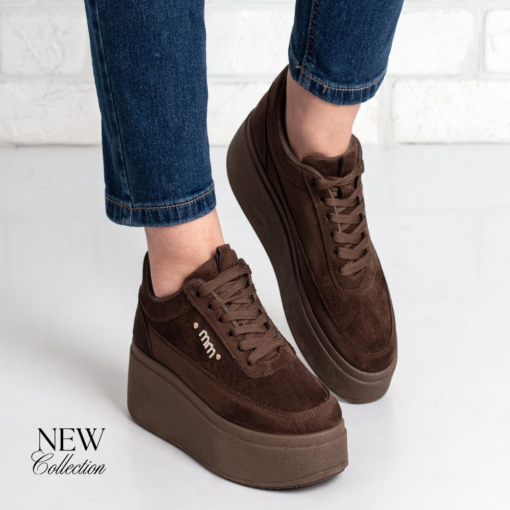 Дамски кецове в кафяво Дамски кецове в кафяво